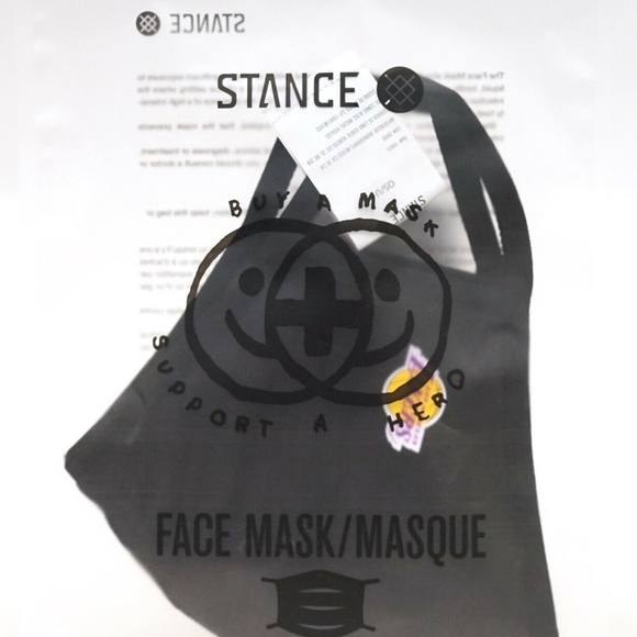 Stance NBA Lakers Black Cloth Face Mask